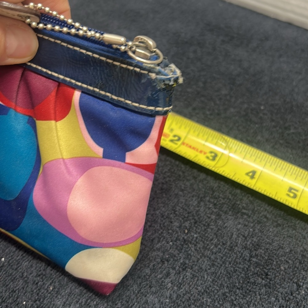 Coach Multicolor Signature Pouch - Picture 5 of 5